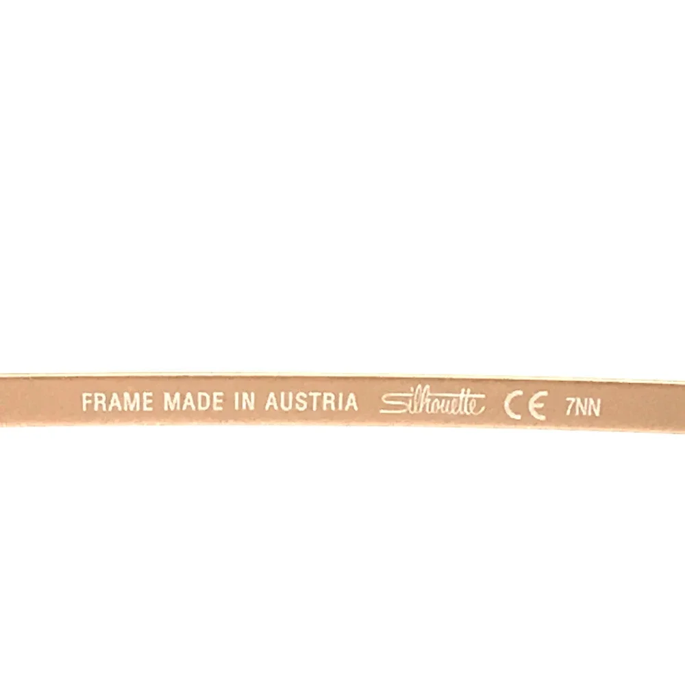 Silhouette Eyeglasses Frames SPX 1590 75 9030 Urban Lite Rose Gold Blk 52-15-140